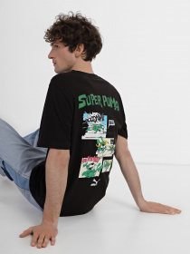 Футболка PUMA Classics Super Multi Graphic модель 53948101 Фото