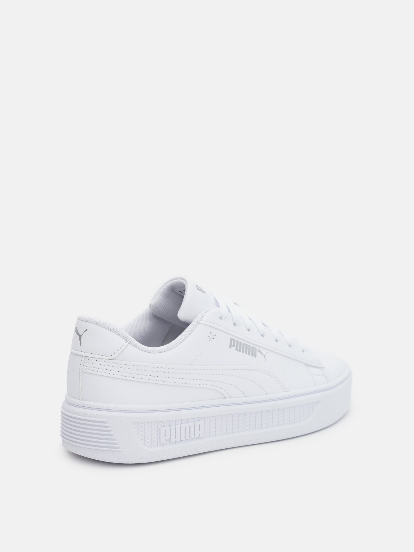 Кеды низкие PUMA  Smash Platform v3 Sleek модель 39075801 Фото