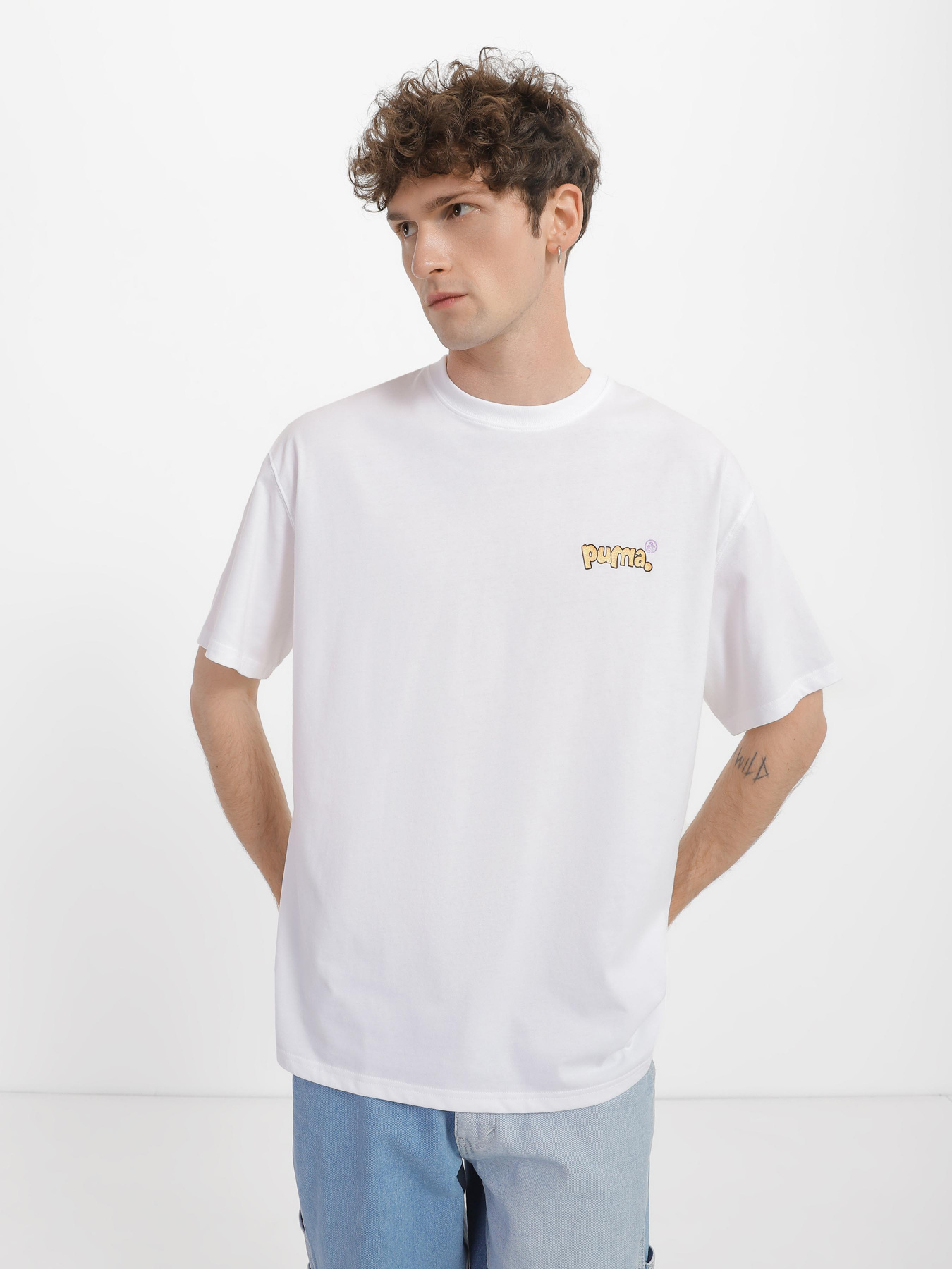 Футболка PUMA x 8ENJAMIN Graphic модель 53982102 Фото