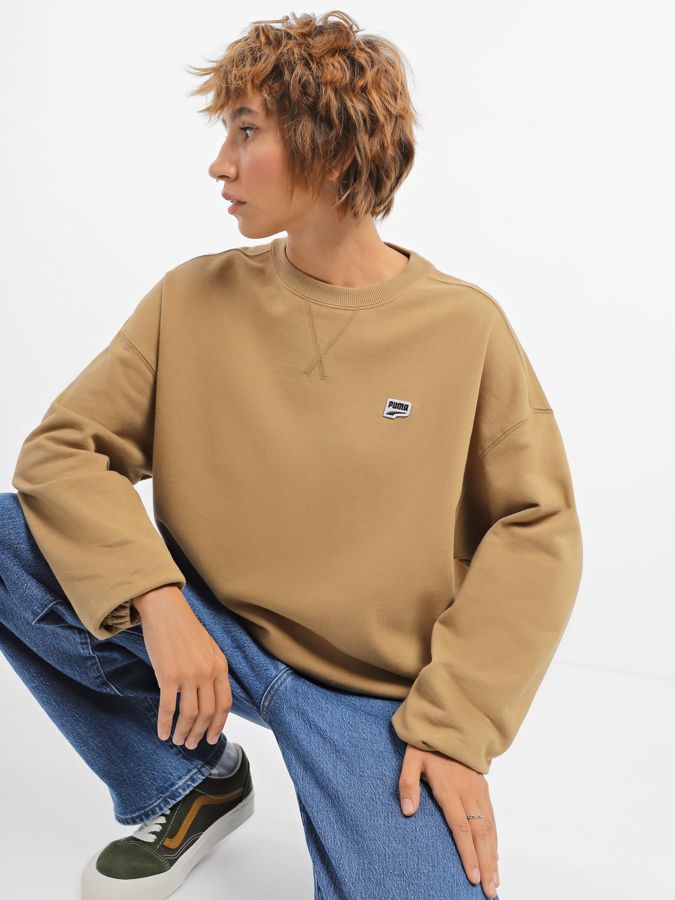 Свитшот PUMA Downtown Oversized модель 62145585 Фото