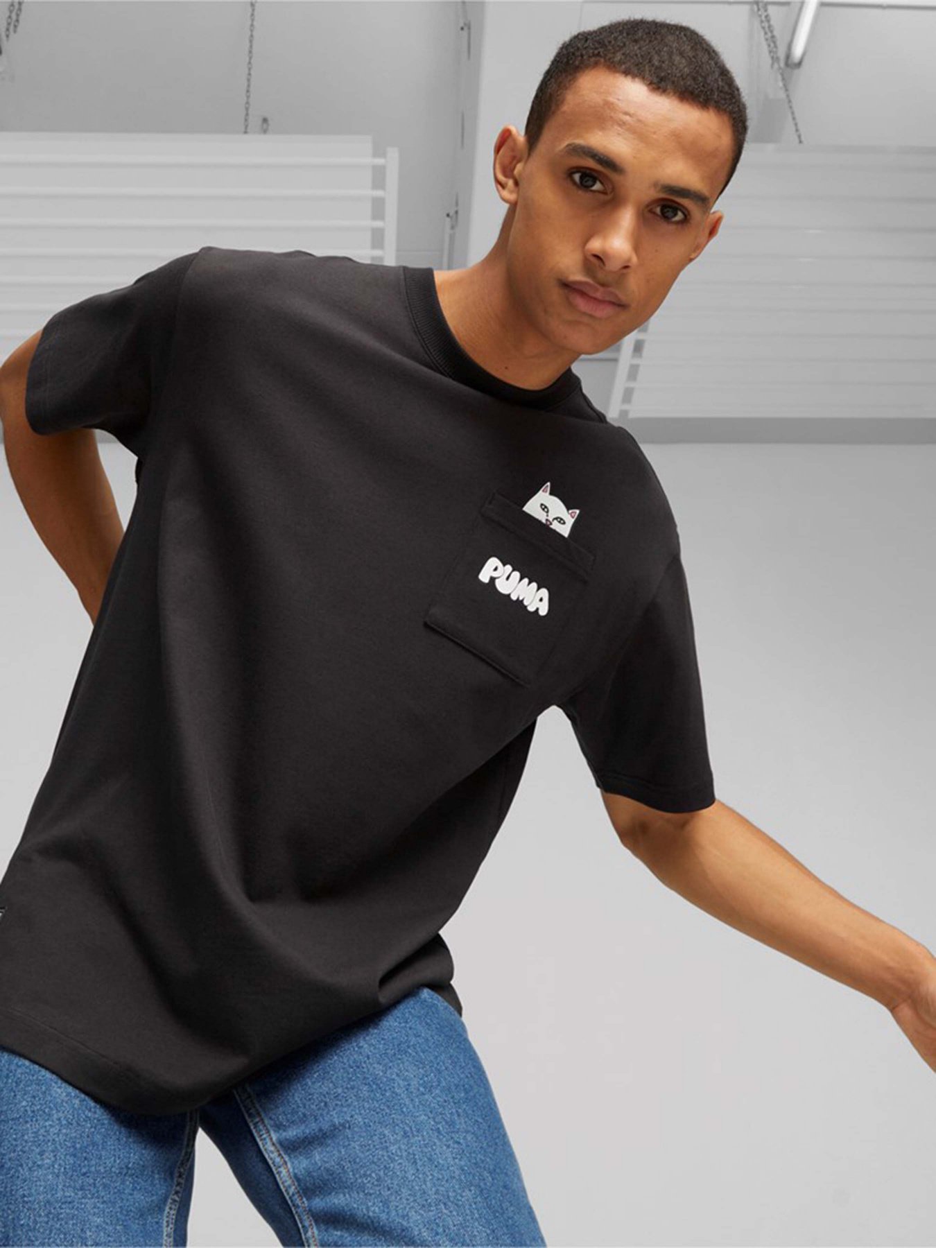 Футболка PUMA x RIPNDIP Pocket модель 62219501 Фото