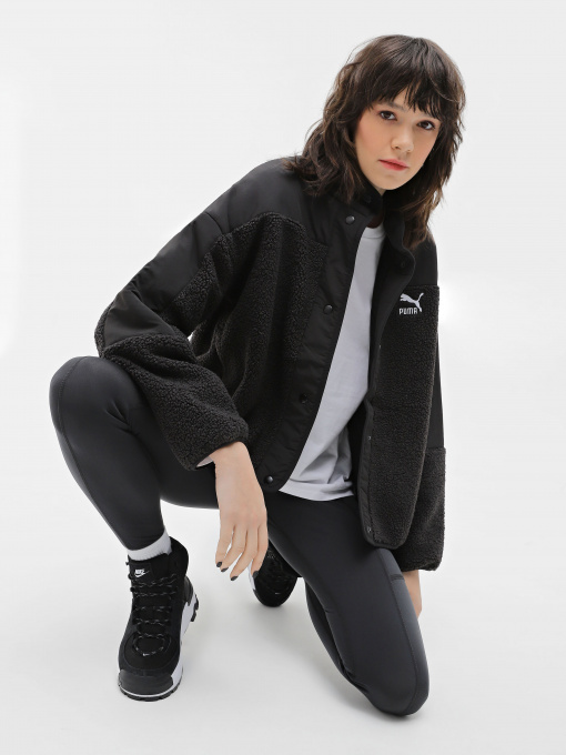Демісезонна куртка PUMA Classics Sherpa модель 62169101 Фото