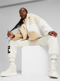 Демисезонная куртка PUMA Big Cat Hooded Sherpa модель 67537087 Фото