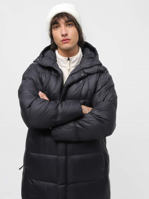 Пуховик PUMA Long Hooded Down модель 67537701 Фото