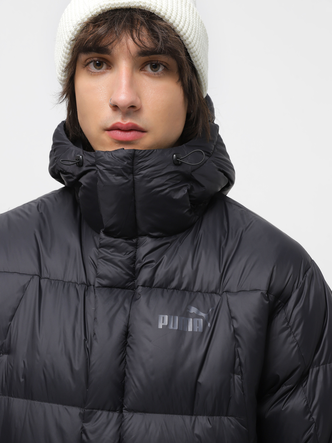 Пуховик PUMA Long Hooded Down модель 67537701 Фото