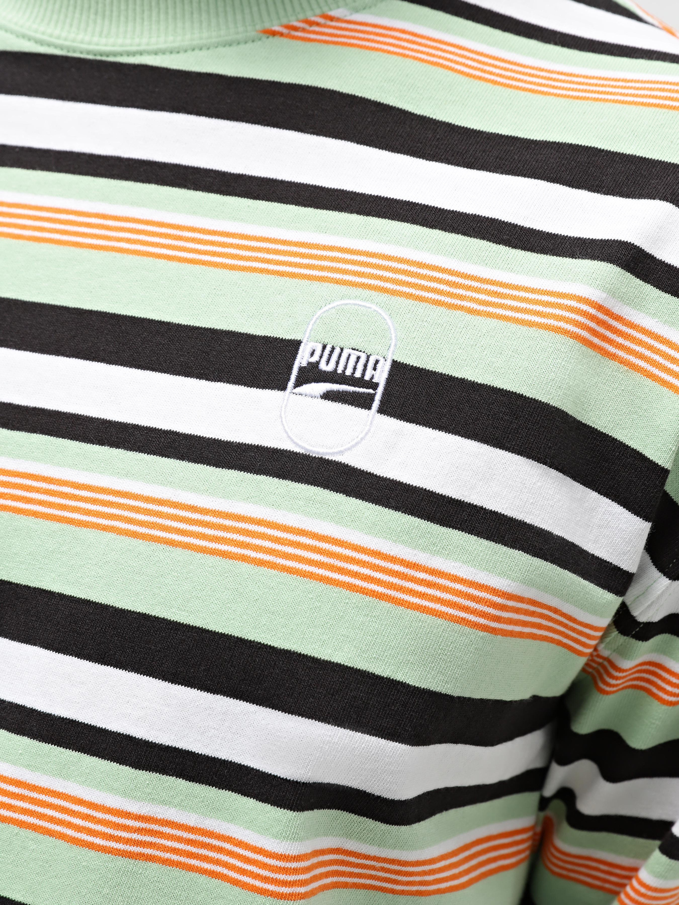 Лонгслив PUMA Downtown 180 Striped модель 62437789 Фото