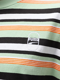 Лонгслив PUMA Downtown 180 Striped модель 62437789 Фото