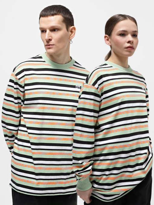 Лонгслив PUMA Downtown 180 Striped модель 62437789 Фото