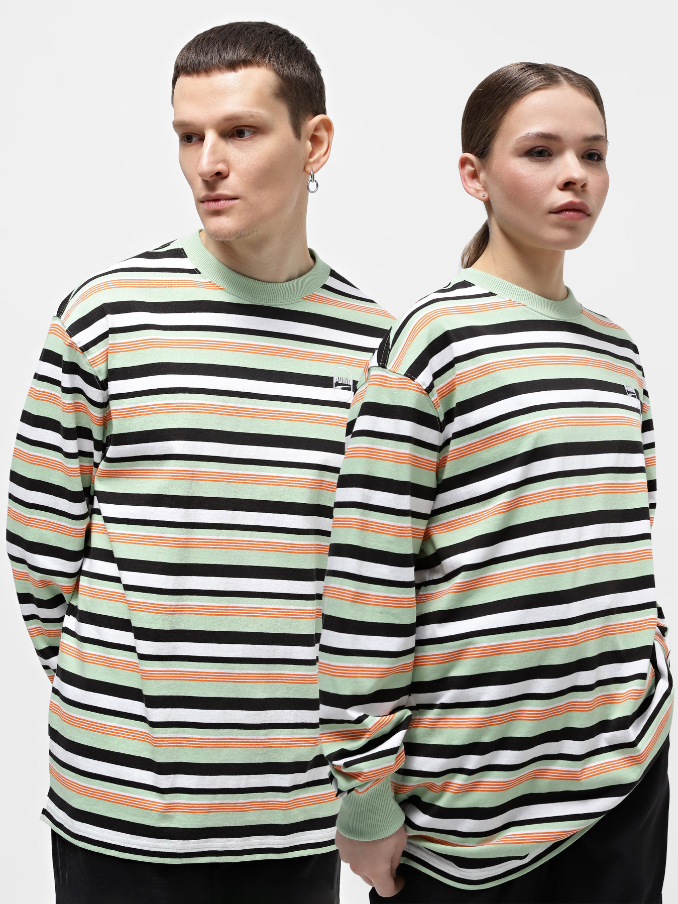 Лонгслів PUMA DOWNTOWN 180 STRIPED модель 62437789 Фото