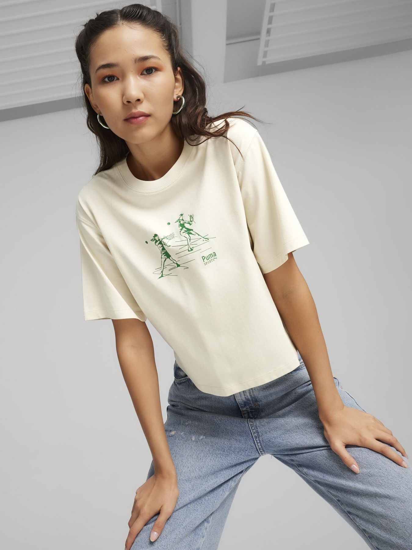 Футболка PUMA TEAM RELAXED модель 62431487 Фото