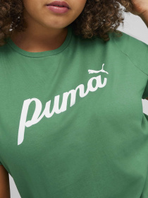 Футболка PUMA ESS+ Script модель 67931586 Фото