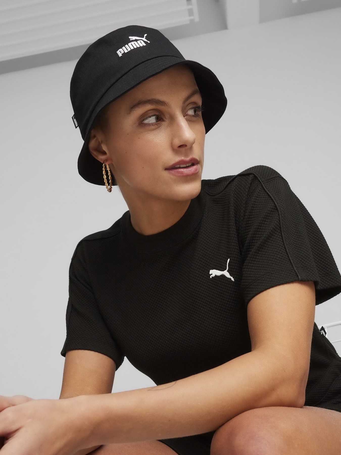 Панама PUMA Ess No 1 Logo Bucket Hat модель 02536501 Фото