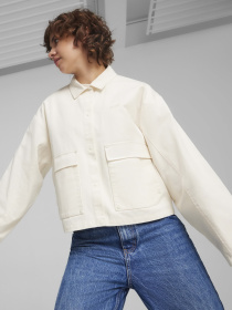 Шкіряна куртка PUMA Classics Shore модель 62369766 Фото