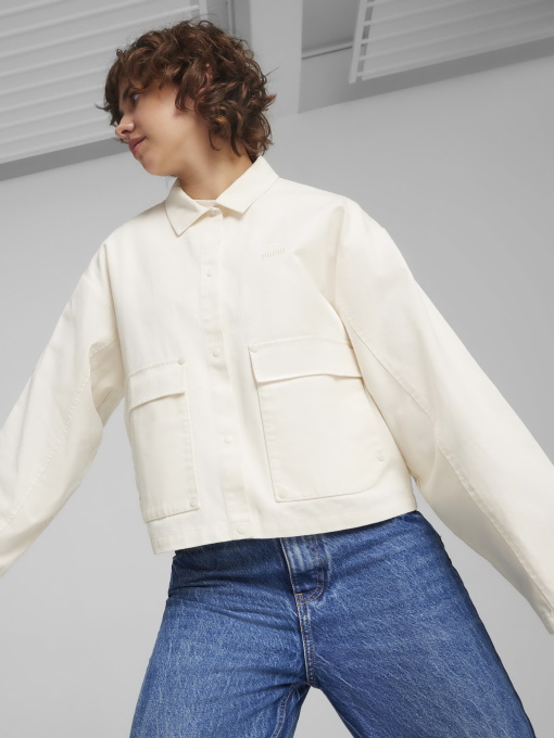 Куртка кожаная PUMA Classics Shore модель 62369766 Фото