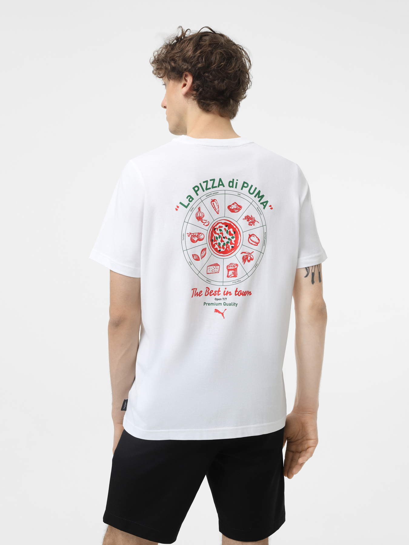 Футболка PUMA GRAPHICS PIZZA модель 62541502 Фото