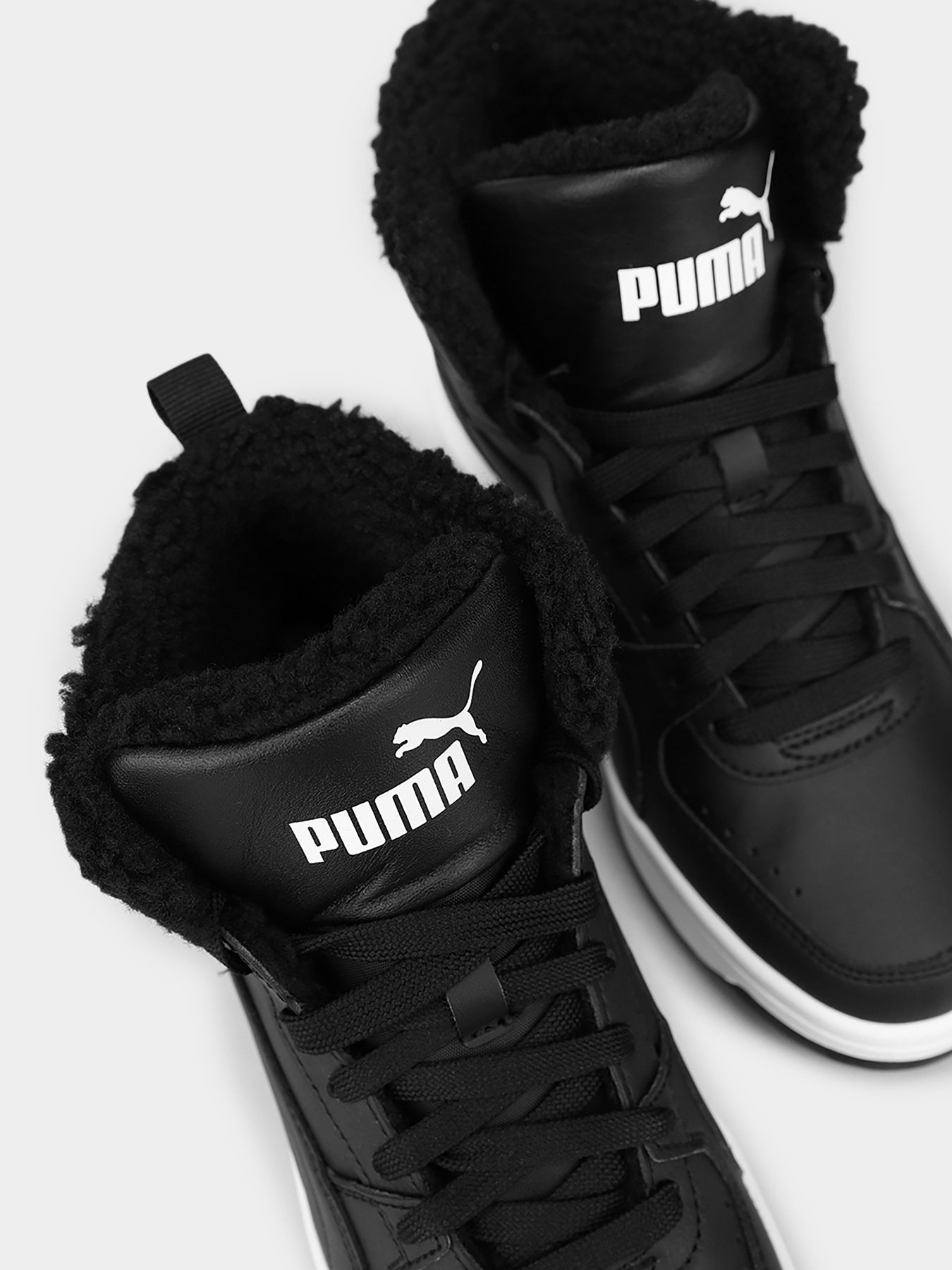 Кеды высокие PUMA Rebound Joy Fur Jr модель 37547701 Фото