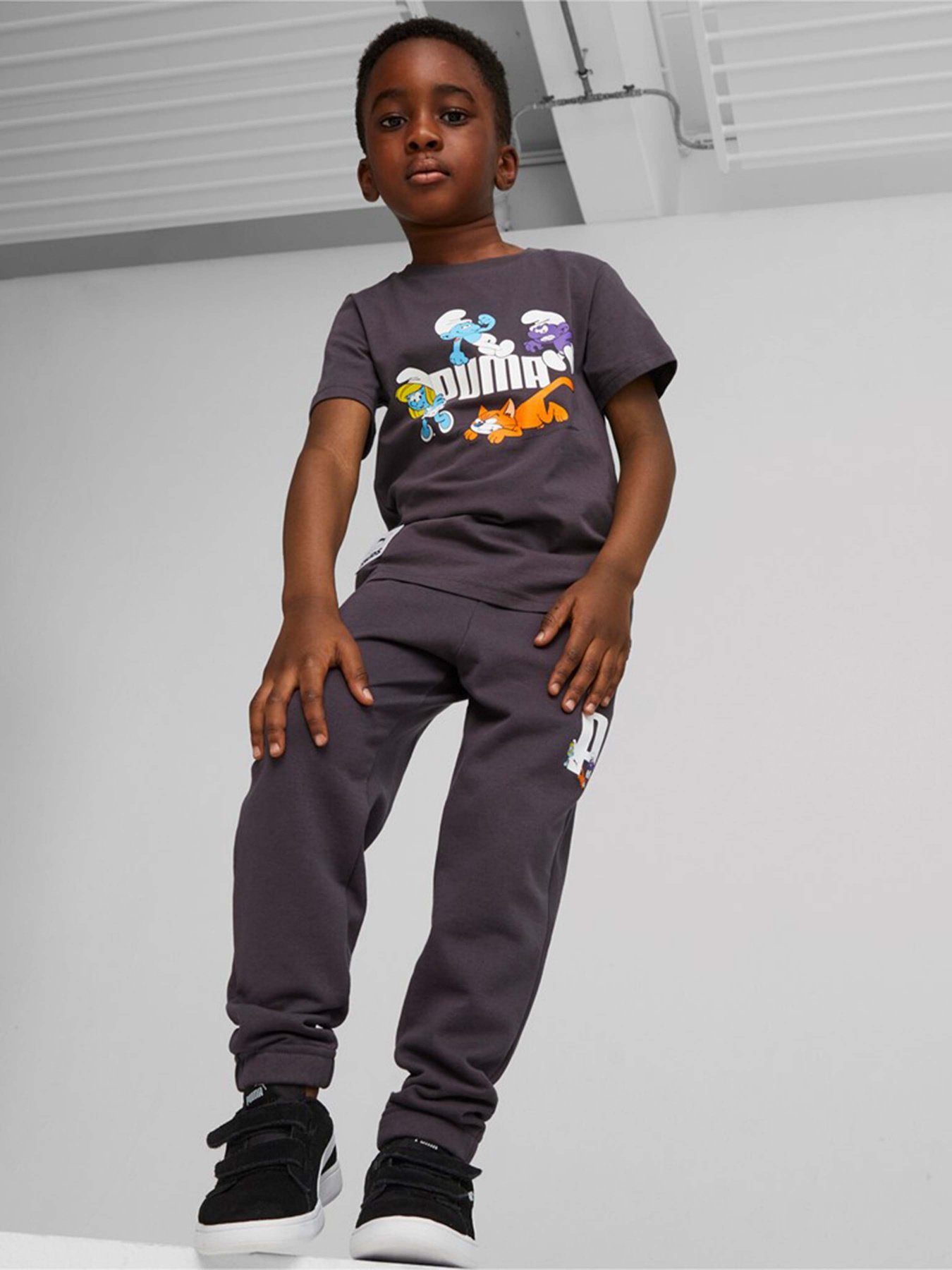 Штаны спортивные PUMA x The Smurfs модель 62298313 Фото