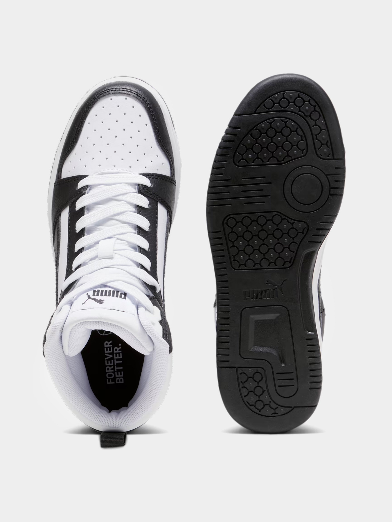 Кеды высокие PUMA Rebound V6 Mid модель 39383101 Фото