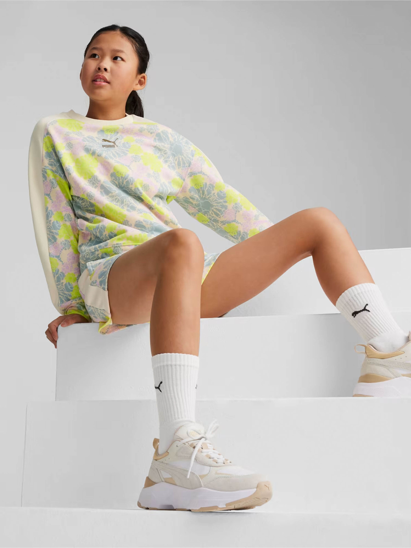 Свитшот PUMA T7 SNFLR модель 62444587 Фото