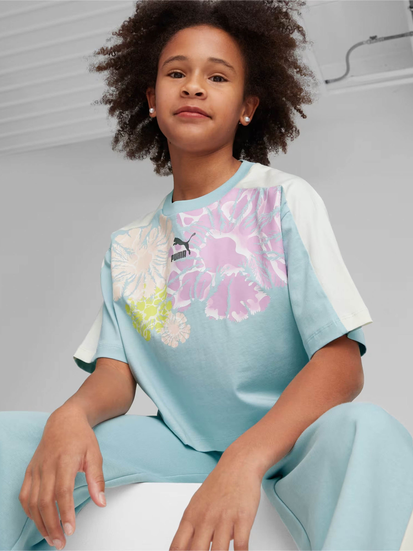 Футболка PUMA T7 SNFLR GRAPHIC модель 62506122 Фото