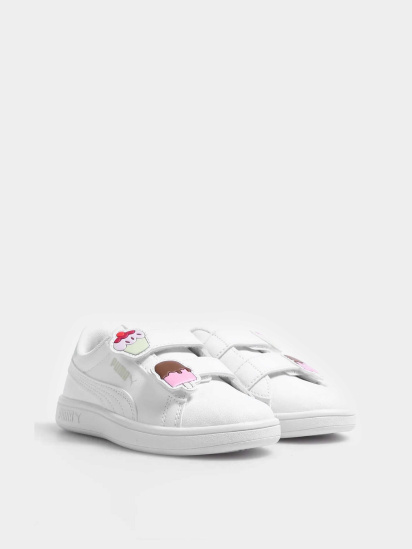 Кеди низькі PUMA Smash 3.0 Badges модель 39728602 — фото 4 - INTERTOP