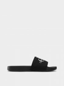 Шлепанцы Calvin Klein Slide Monogram Co модель YW0YW00103-BDS Фото