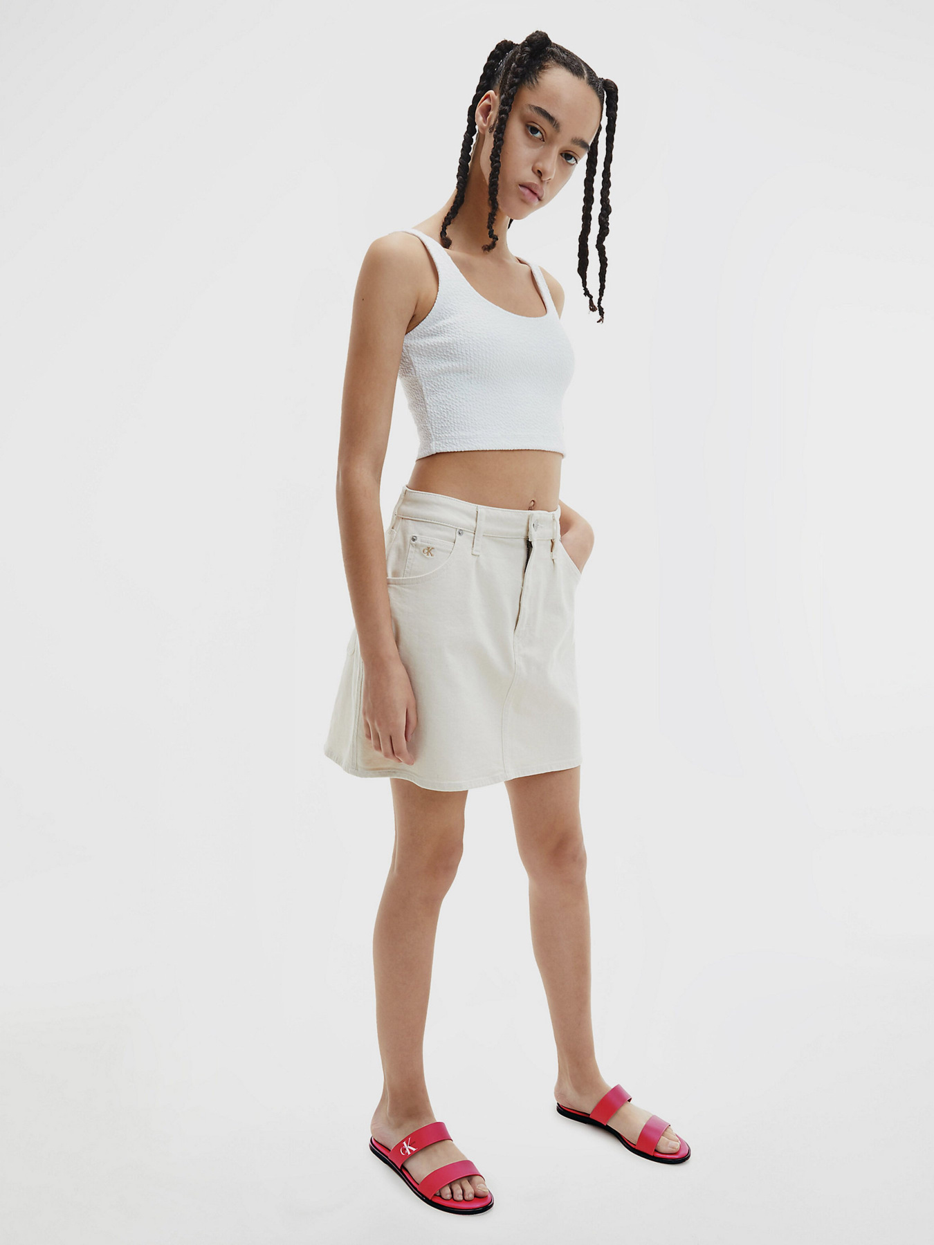 Шльопанці Calvin Klein модель YW0YW00026-XAP Фото