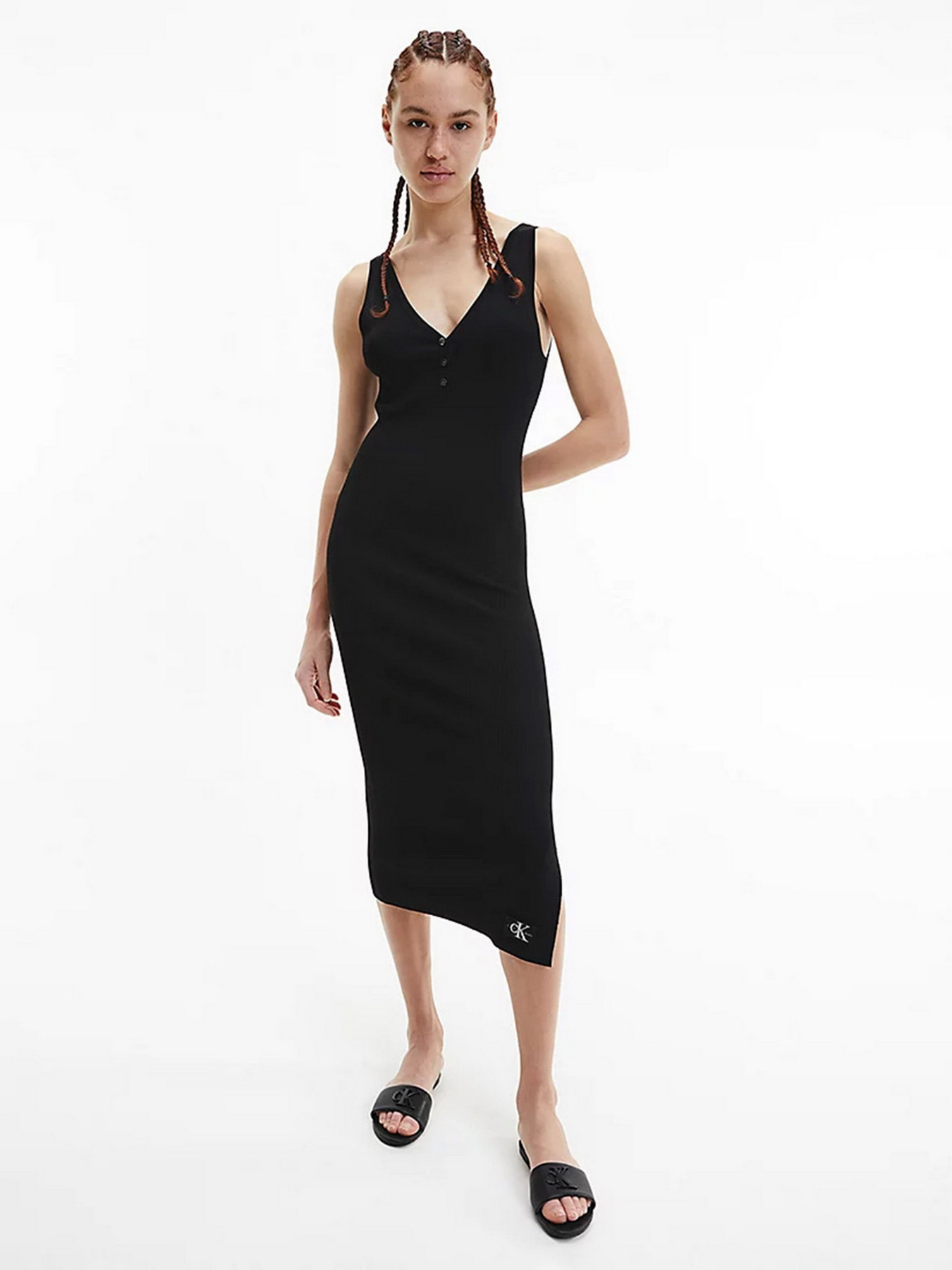 Шльопанці Calvin Klein модель YW0YW00543-BDS Фото