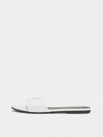 Шльопанці Calvin Klein Flat Sandal Hw Lth модель YW0YW00543-YAF Фото