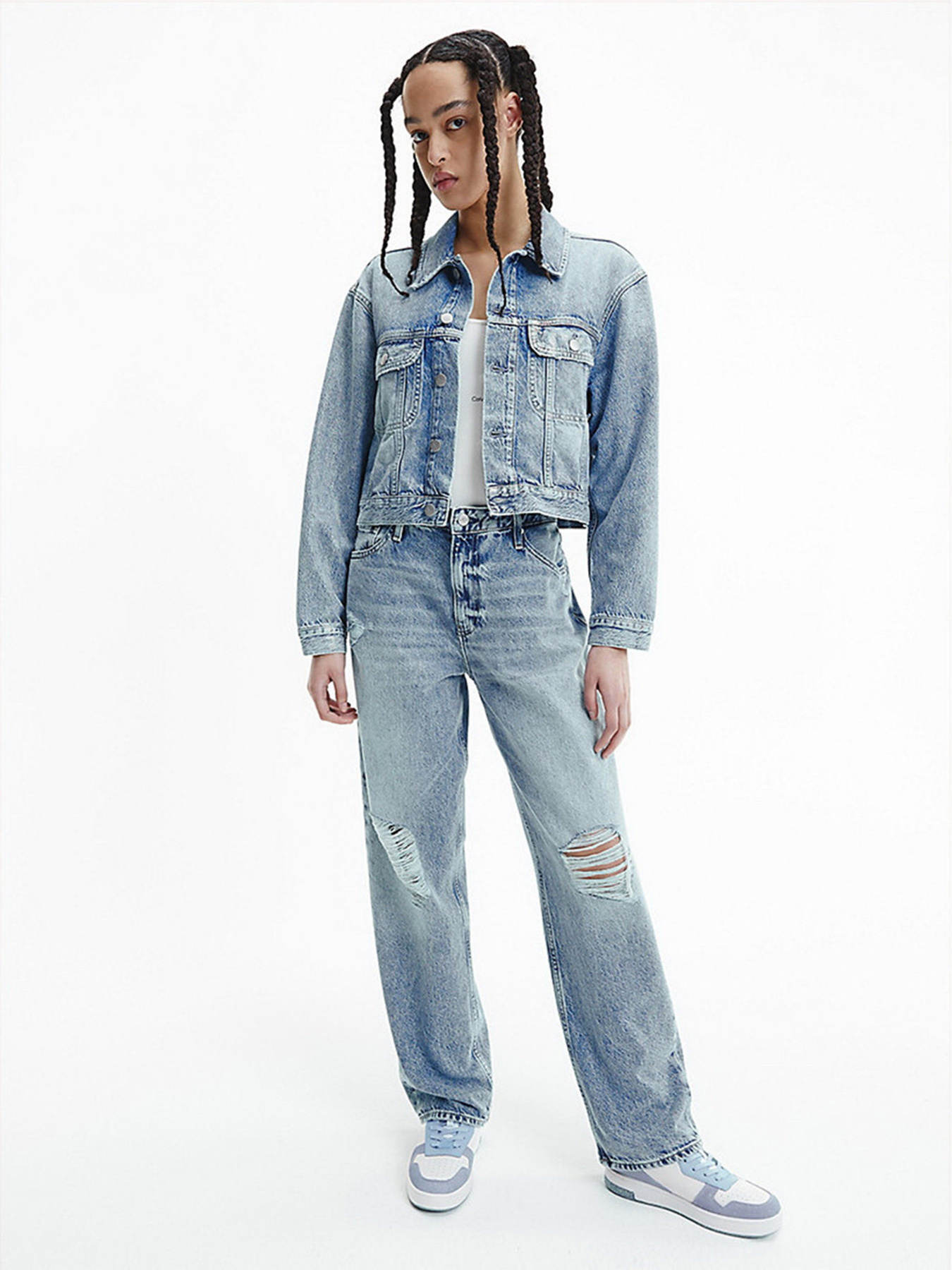 Кеды низкие Calvin Klein модель YW0YW00605-C1U Фото