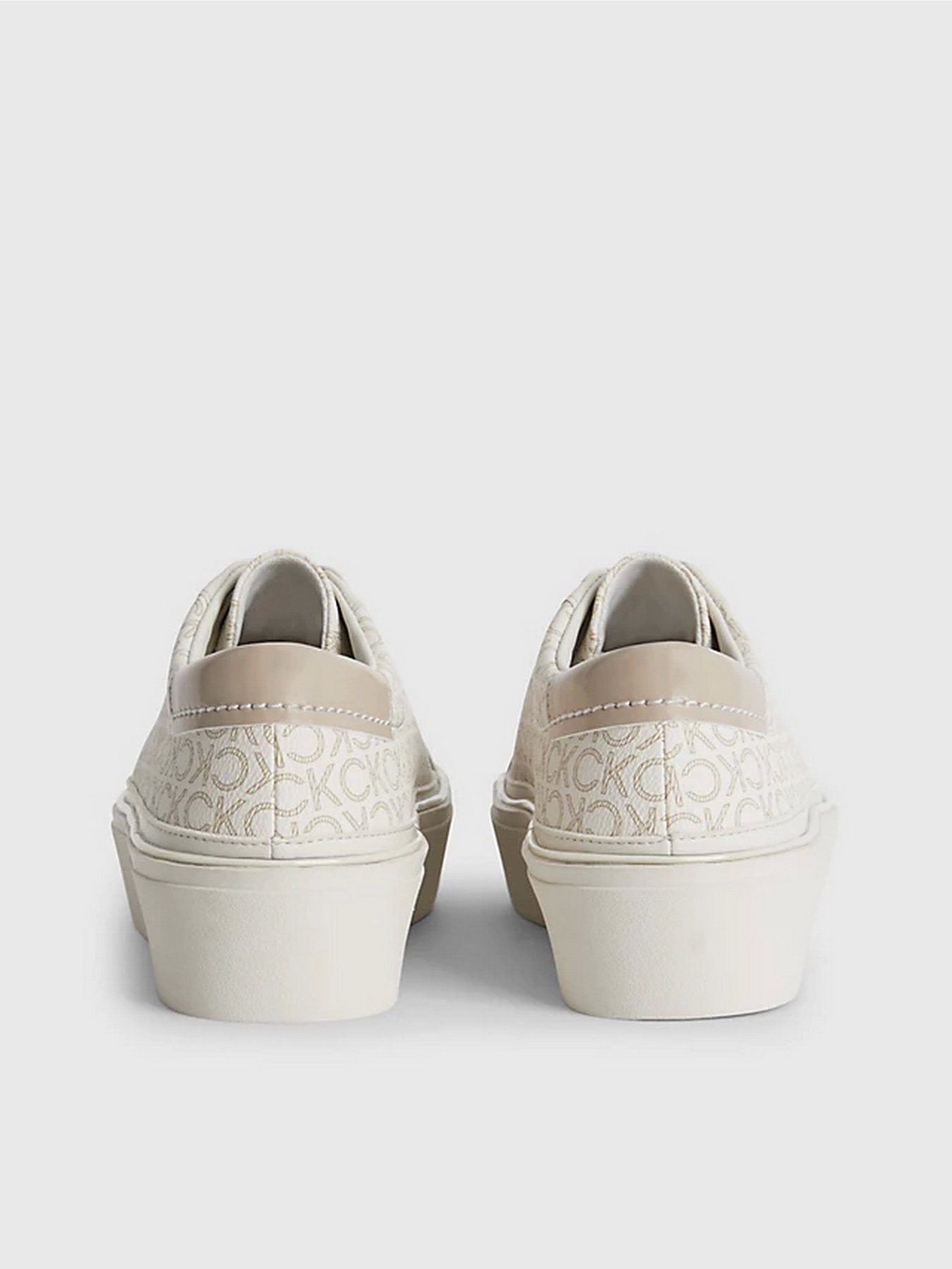 Кеды низкие Calvin Klein Flatform Cupsole Lace Up - Mono модель HW0HW01420-0F7 Фото