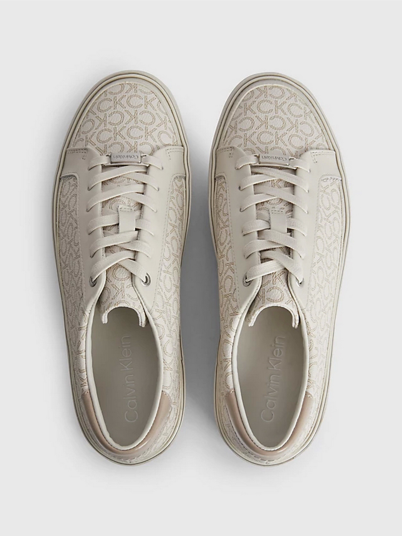 Кеды низкие Calvin Klein Flatform Cupsole Lace Up - Mono модель HW0HW01420-0F7 Фото