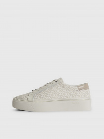 Кеды низкие Calvin Klein Flatform Cupsole Lace Up - Mono модель HW0HW01420-0F7 Фото