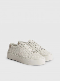 Кеды низкие Calvin Klein Flatform Cupsole Lace Up - Mono модель HW0HW01420-0F7 Фото