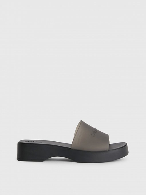 Шлепанцы Calvin Klein Wedge Slide-Transp модель HW0HW01514-BEH Фото
