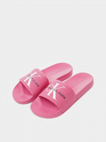 Шльопанці Calvin Klein Slide Monogram Co модель YW0YW00103-0J0 Фото