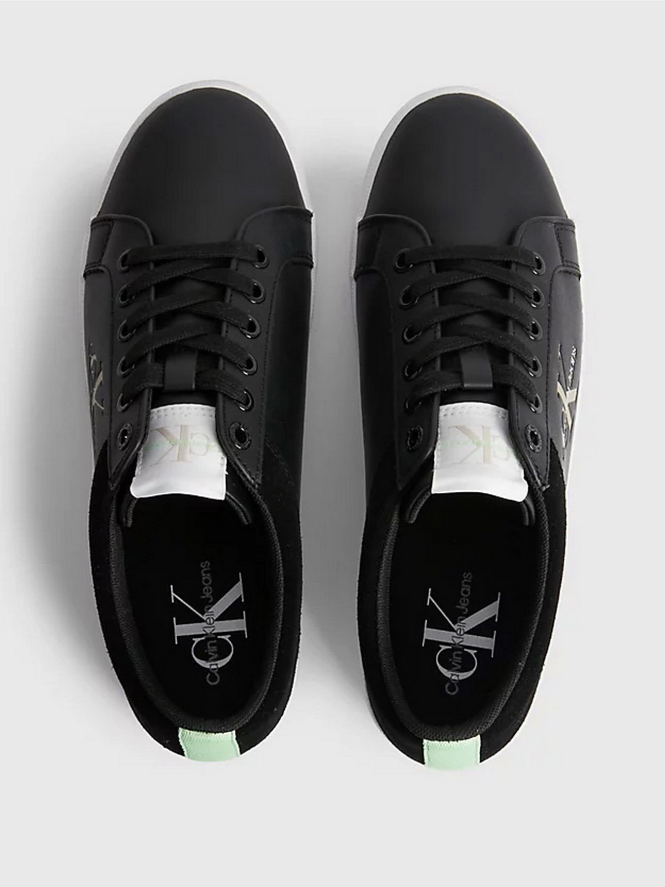 Кеды низкие Calvin Klein Leather Trainers модель YW0YW00900-BDS Фото