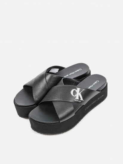 Шльопанці Calvin Klein Flatform Crissx Oversized Brand модель YW0YW00964-BDS — фото 4 - INTERTOP