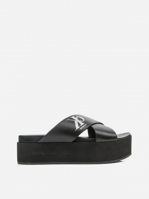 Шльопанці Calvin Klein Flatform Crissx Oversized Brand модель YW0YW00964-BDS Фото