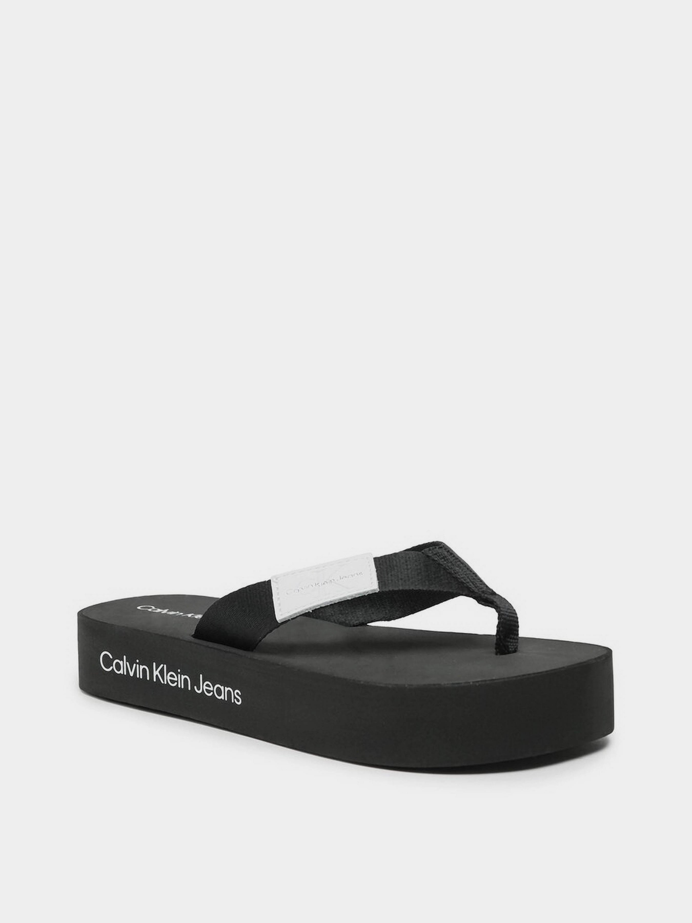 В'єтнамки Calvin Klein Flatform Flipflop модель YW0YW00993-BDS Фото