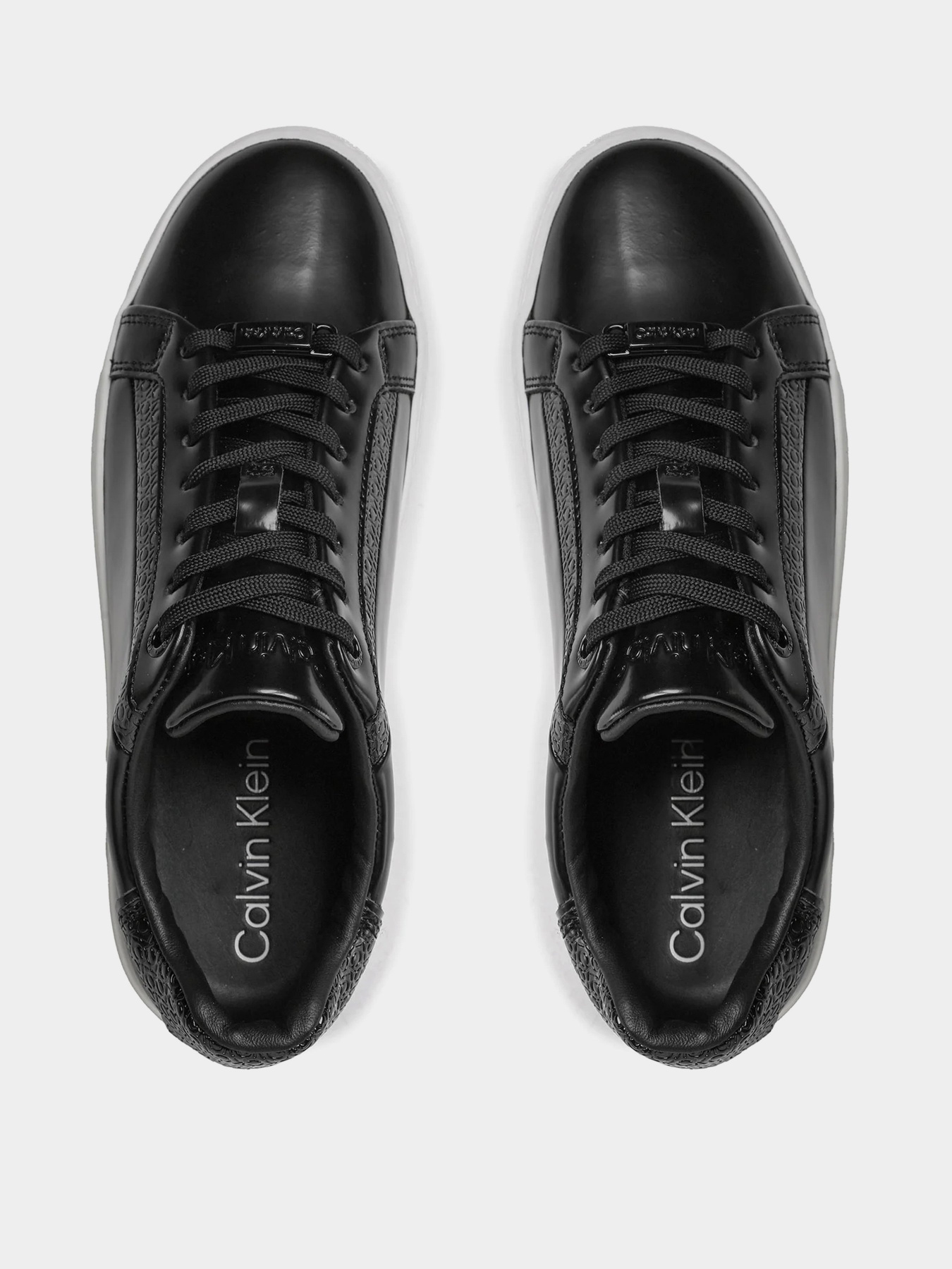 Кеды низкие Calvin Klein Clean Cup Lace Up Nano Mono Mix модель HW0HW01592-BEH Фото