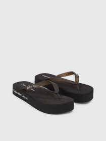 Вьетнамки Calvin Klein Beach Sandal Flatform Logo модель YW0YW01092-BEH Фото