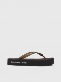 Вьетнамки Calvin Klein Beach Sandal Flatform Logo модель YW0YW01092-BEH Фото