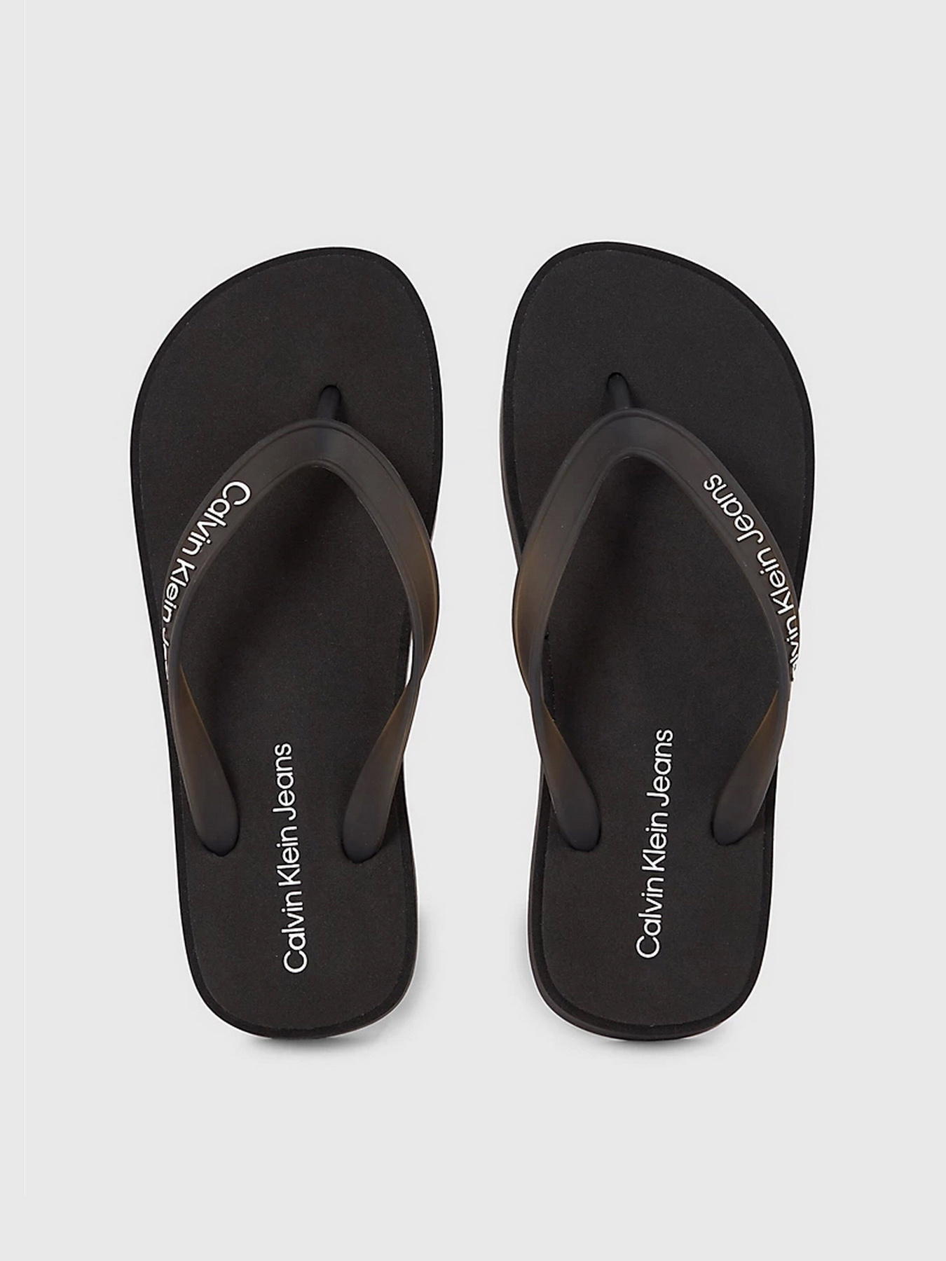 Вьетнамки Calvin Klein Beach Sandal Flatform Logo модель YW0YW01092-BEH Фото