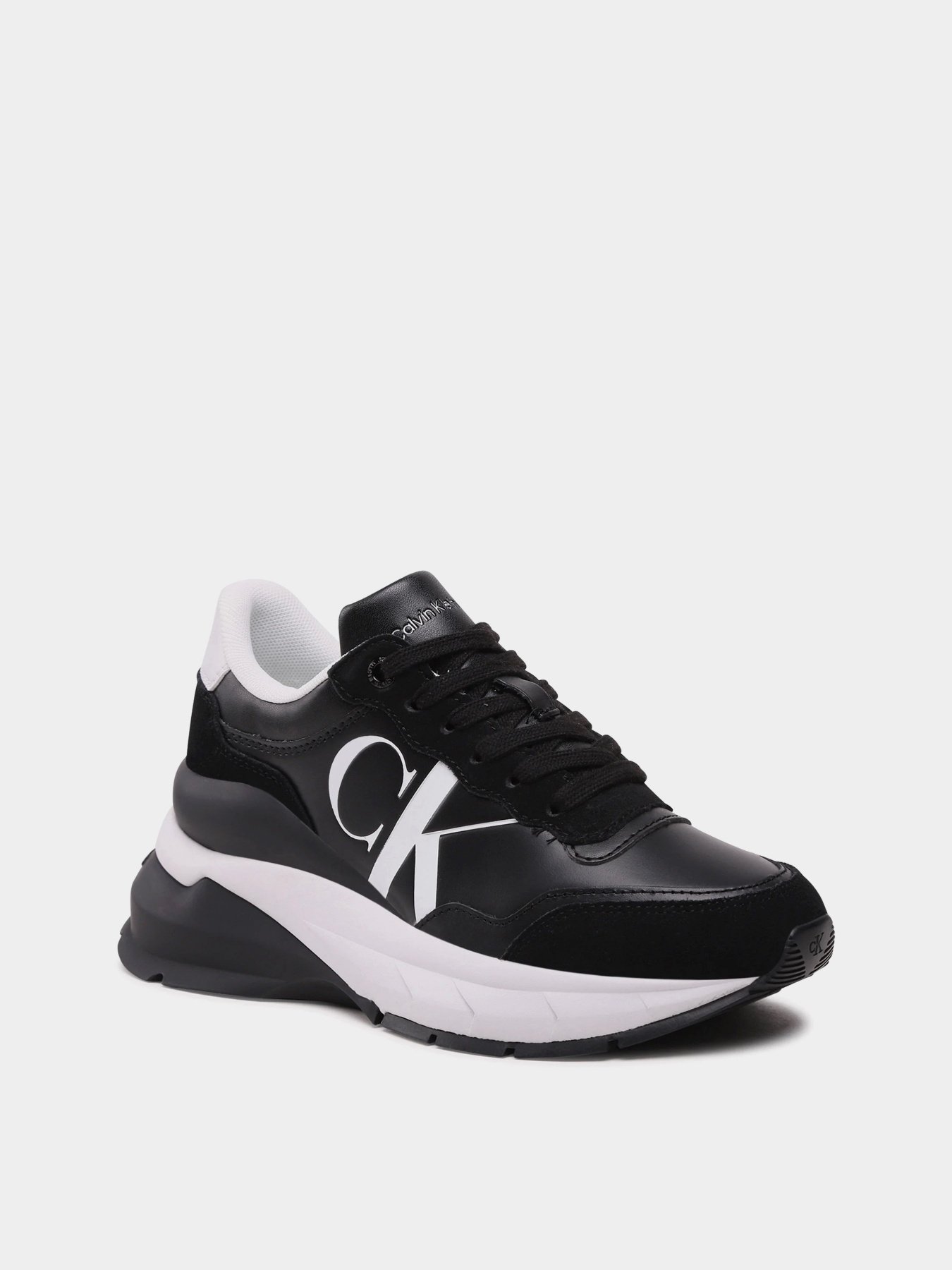 Кроссовки Calvin Klein Wedge Runner Mix Lth модель YW0YW01099-BEH Фото