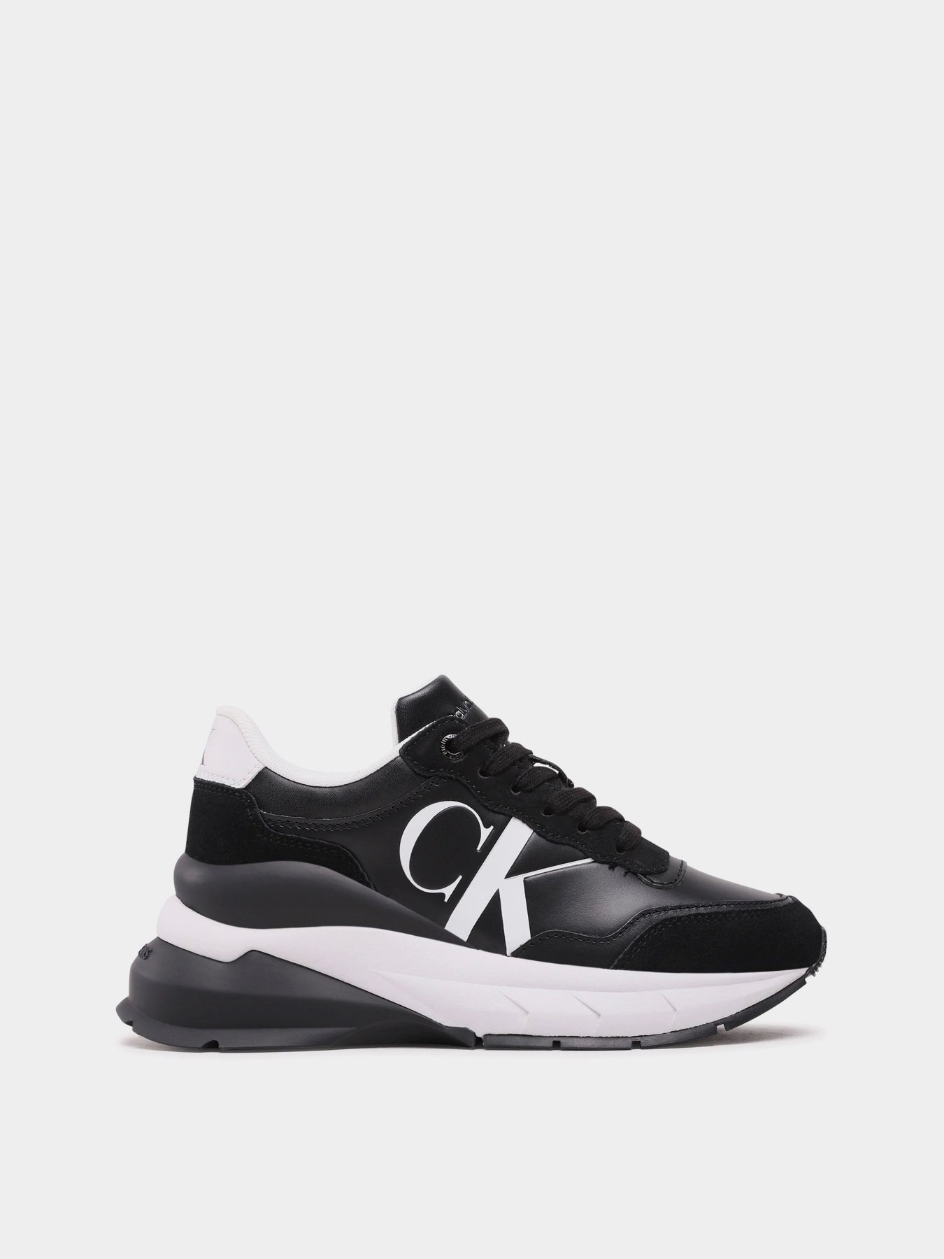 Кроссовки повседневные Calvin Klein Wedge Runner Mix Lth модель YW0YW01099-BEH Кроссовки повседневные Calvin Klein Wedge Runner Mix Lth модель YW0YW01099-BEH Фото