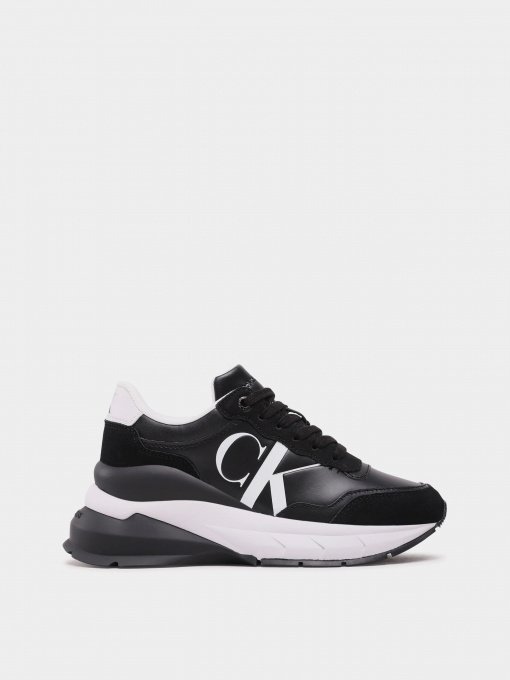 Кросівки повсякденні Calvin Klein Wedge Runner Mix Lth модель YW0YW01099-BEH Фото