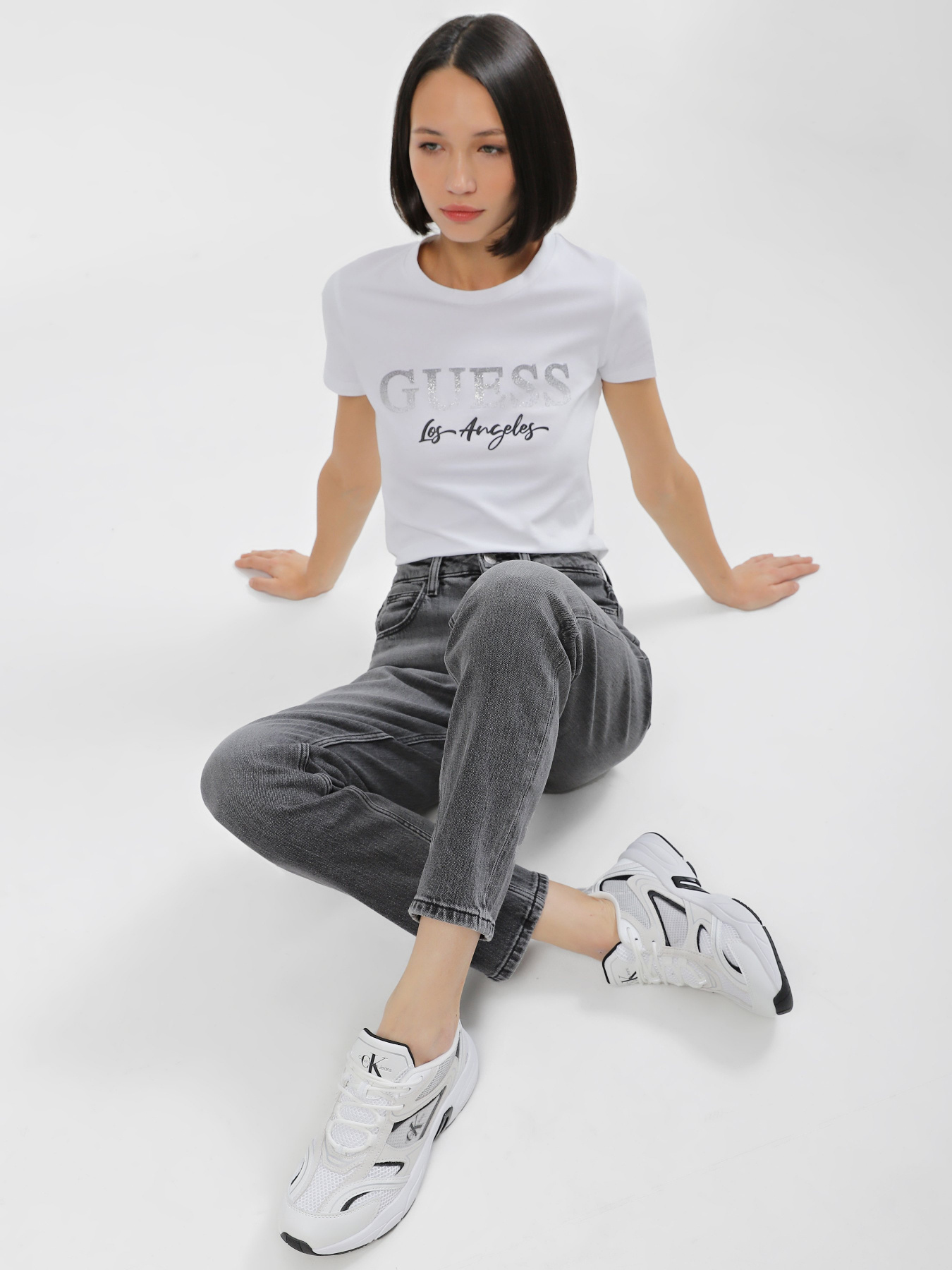 Кроссовки Calvin Klein Retro Tennis Su-Mesh Wn модель YW0YW00891-0K5 Фото