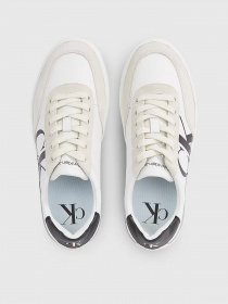 Кеди низькі Calvin Klein Classic Cupsole Laceup Mix Lth модель YW0YW01057-YBR Фото