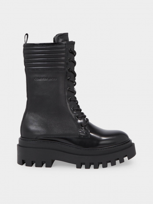 Сапоги Calvin Klein Leather Platform Boots модель YW0YW01137-0GT Фото